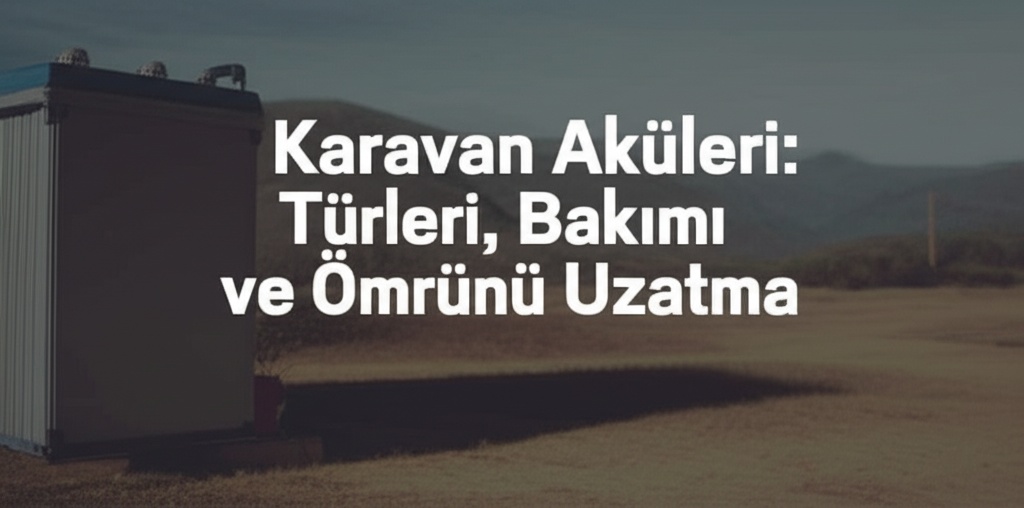 Karavan Aküleri: Türleri, Bakımı ve Ömrünü Uzatma