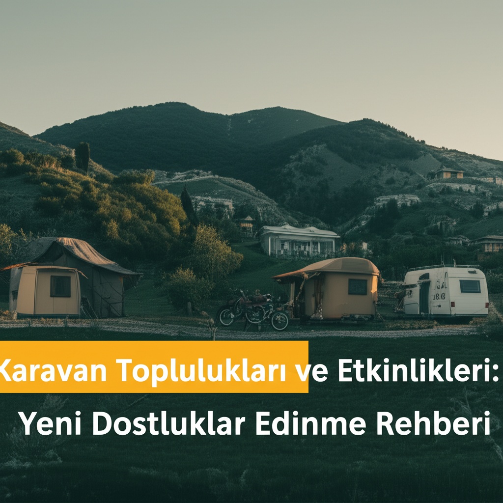 Karavan Toplulukları ve Etkinlikleri: Yeni Dostluklar Edinme Rehberi