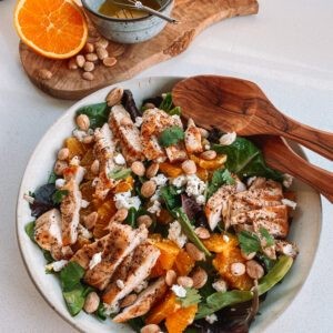 Sağlıklı ve Lezzetli: Portakal Vinaigretteli Izgara Tavuk Salatası Tarifi