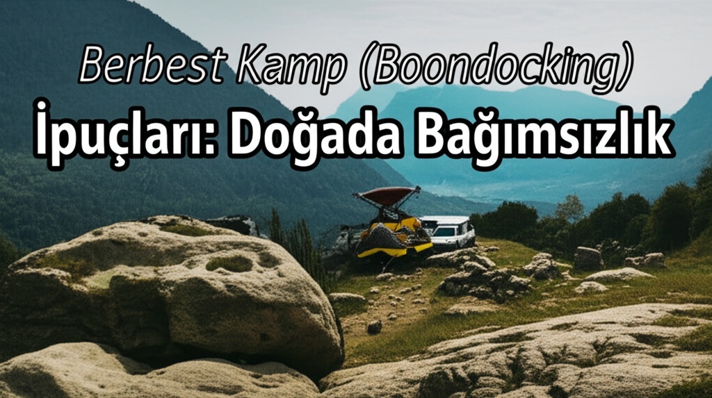 Serbest Kamp (Boondocking) İpuçları: Doğada Bağımsızlık